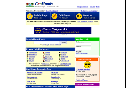 GeoHoods home page