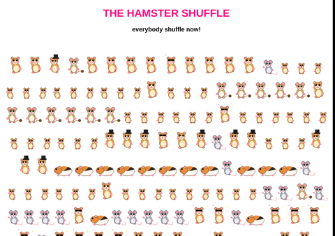 The Hamster Shuffle home page