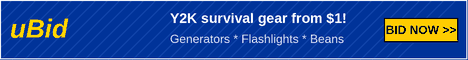 uBid: bid on Y2K survival gear