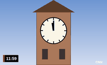 Engineers at Tri-County Electric watch the clock roll over during Monday's drill