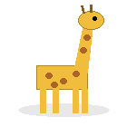 Giant Plush Giraffe, 4 feet tall