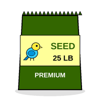 Wild Bird Seed Mix, 25 lb