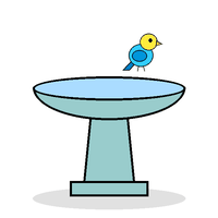 Backyard Bird Bath
