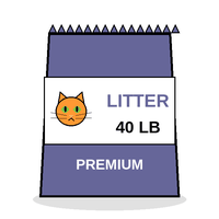 Scoopable Cat Litter, 40 lb Bag