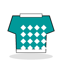 Snuggle-Knit Dog Sweater, Dot-Com Teal