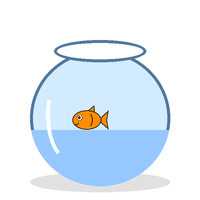 Classic Goldfish Bowl, 1 Gallon
