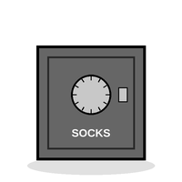 Ferret-Proof Sock Safe