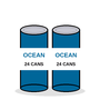 Ocean Medley Cat Food, 24 Cans