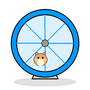 Spin Cycle 8-inch Hamster Wheel