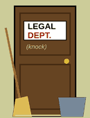 Legal Department door